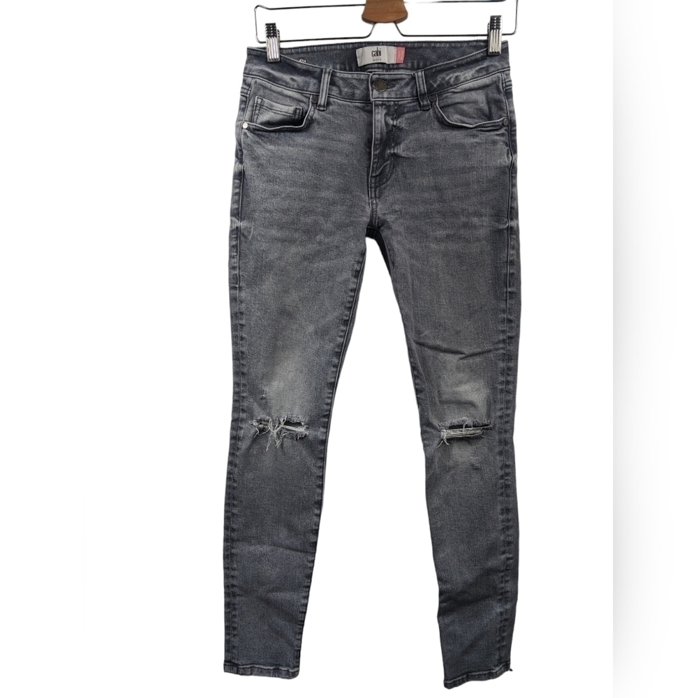 Cabi Jean Distressed High Skinny Sz 2